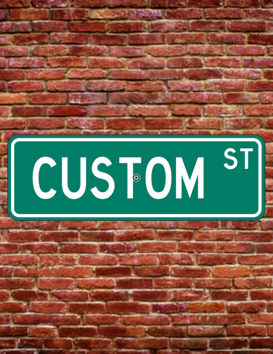 Custom Street Sign Sample Street Signs – Design Your Signs
